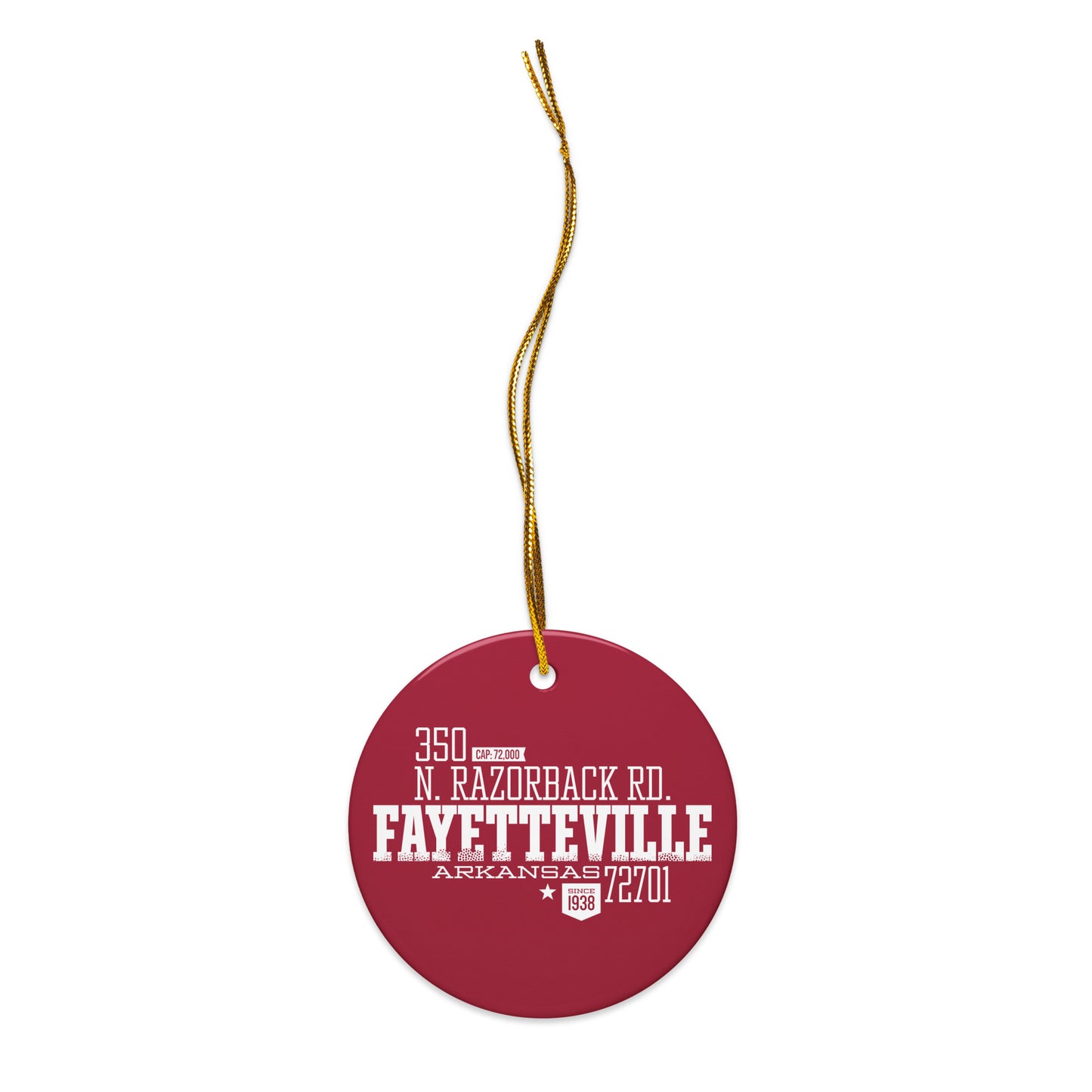 Home Turf: Fayetteville Christmas Ornament