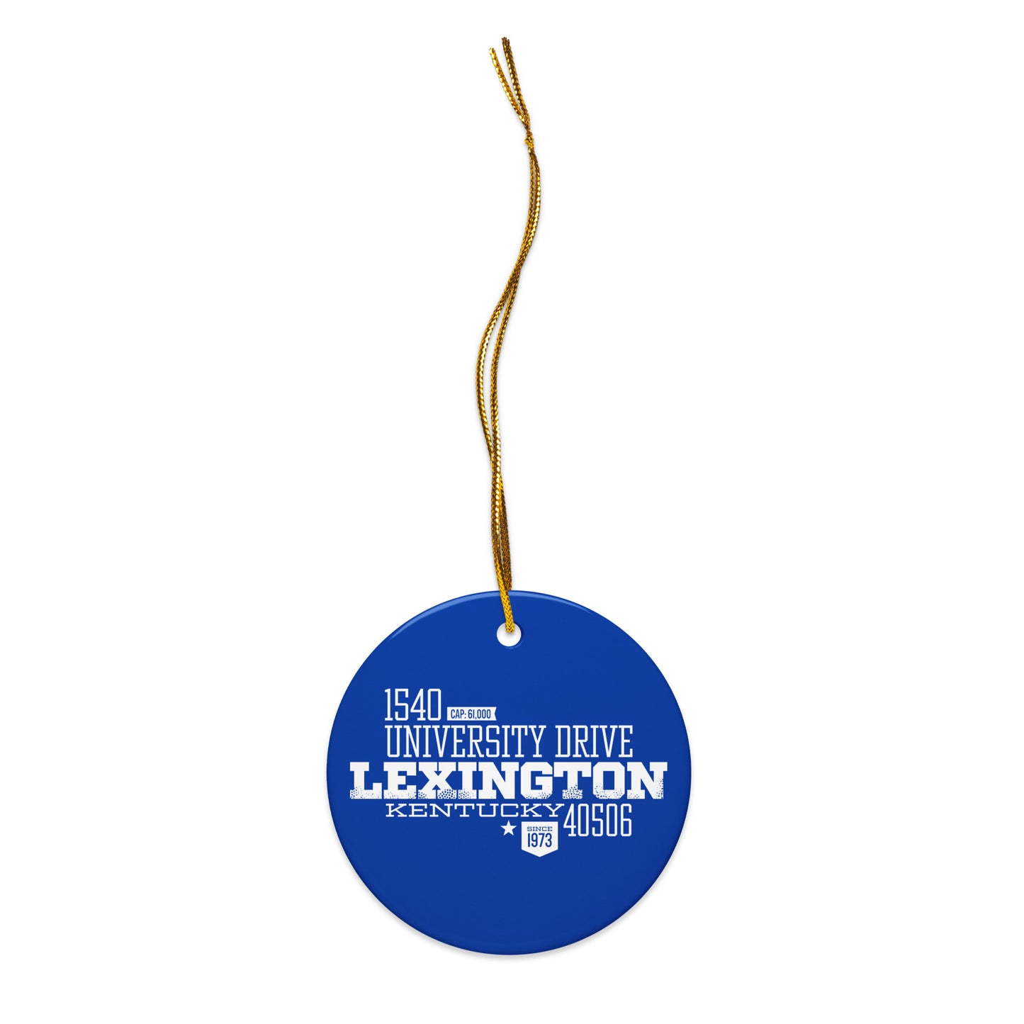 Home Turf: Lexington Christmas Ornament