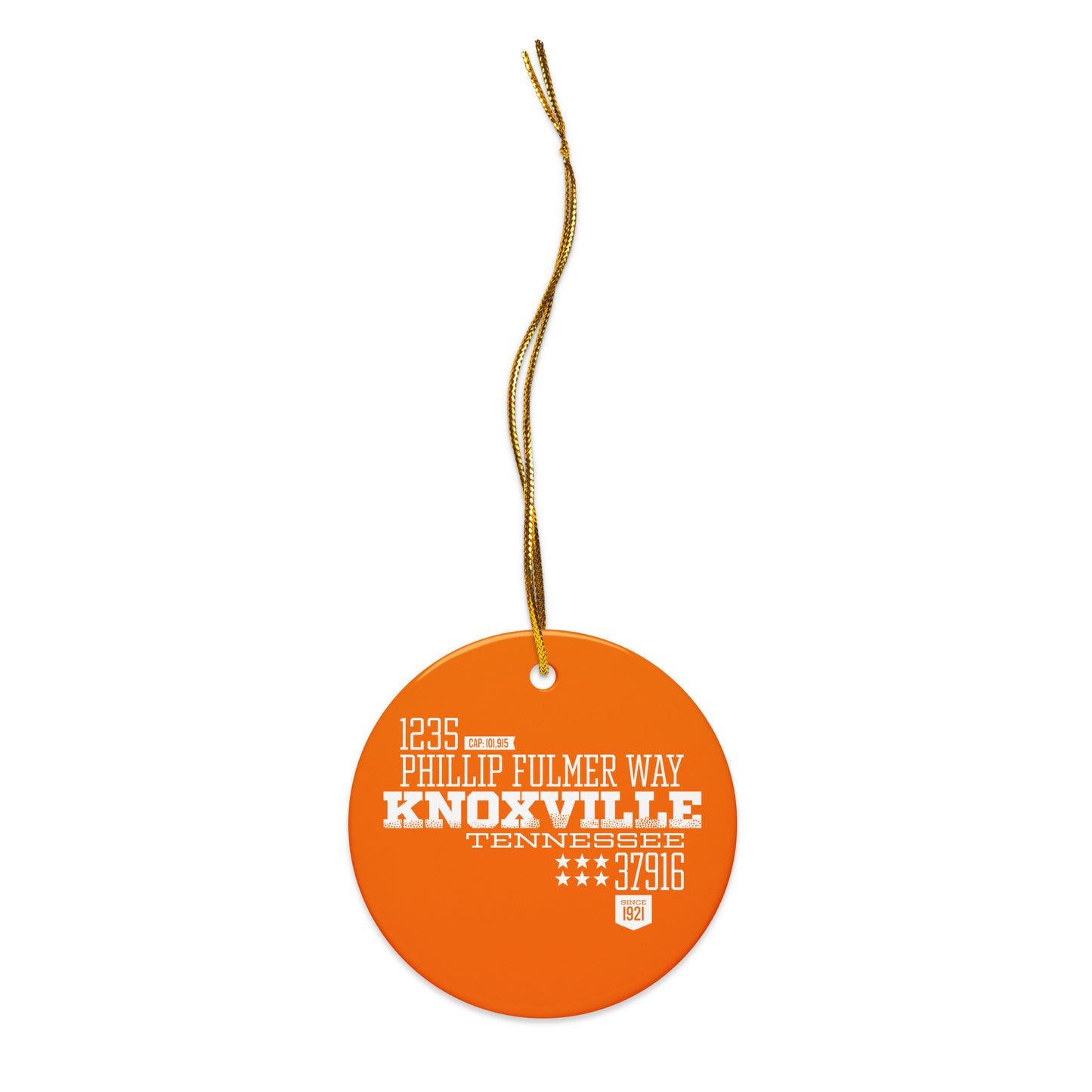 Home Turf: Knoxville Christmas Ornament