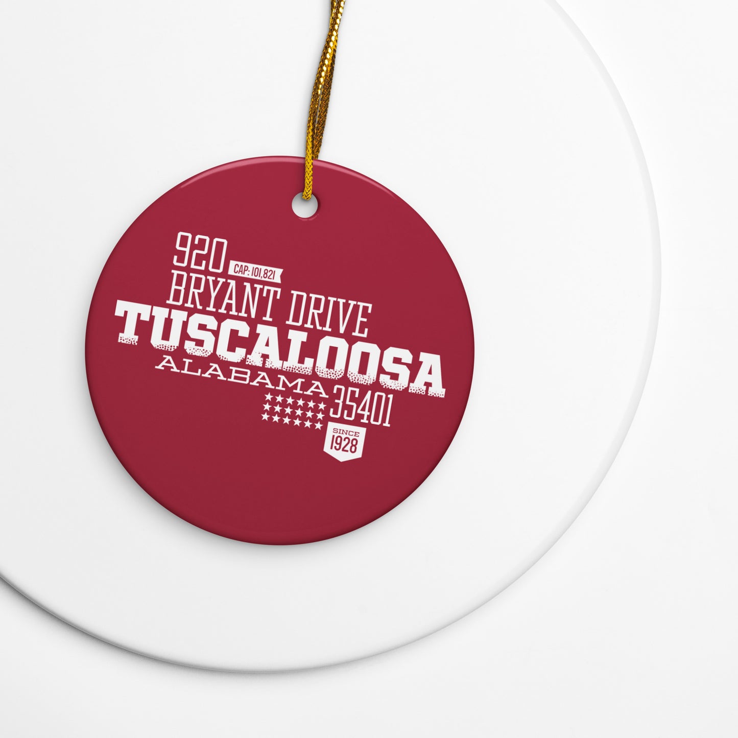 Home Turf: Tuscaloosa Christmas Ornament