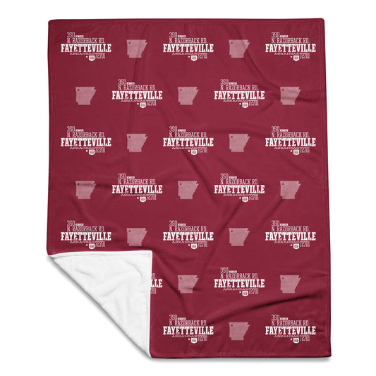 Home Turf: Fayetteville Throw Blanket