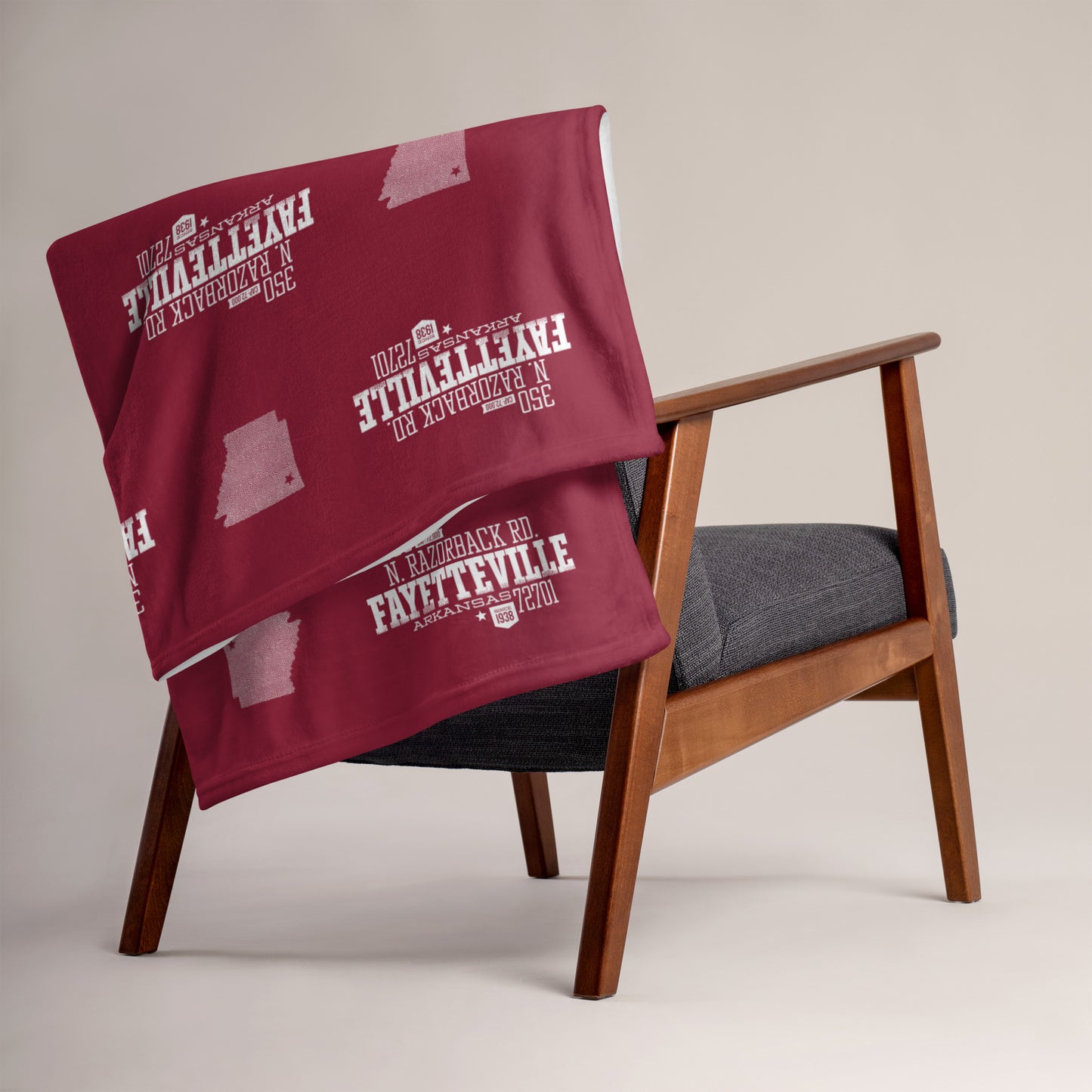 Home Turf: Fayetteville Throw Blanket