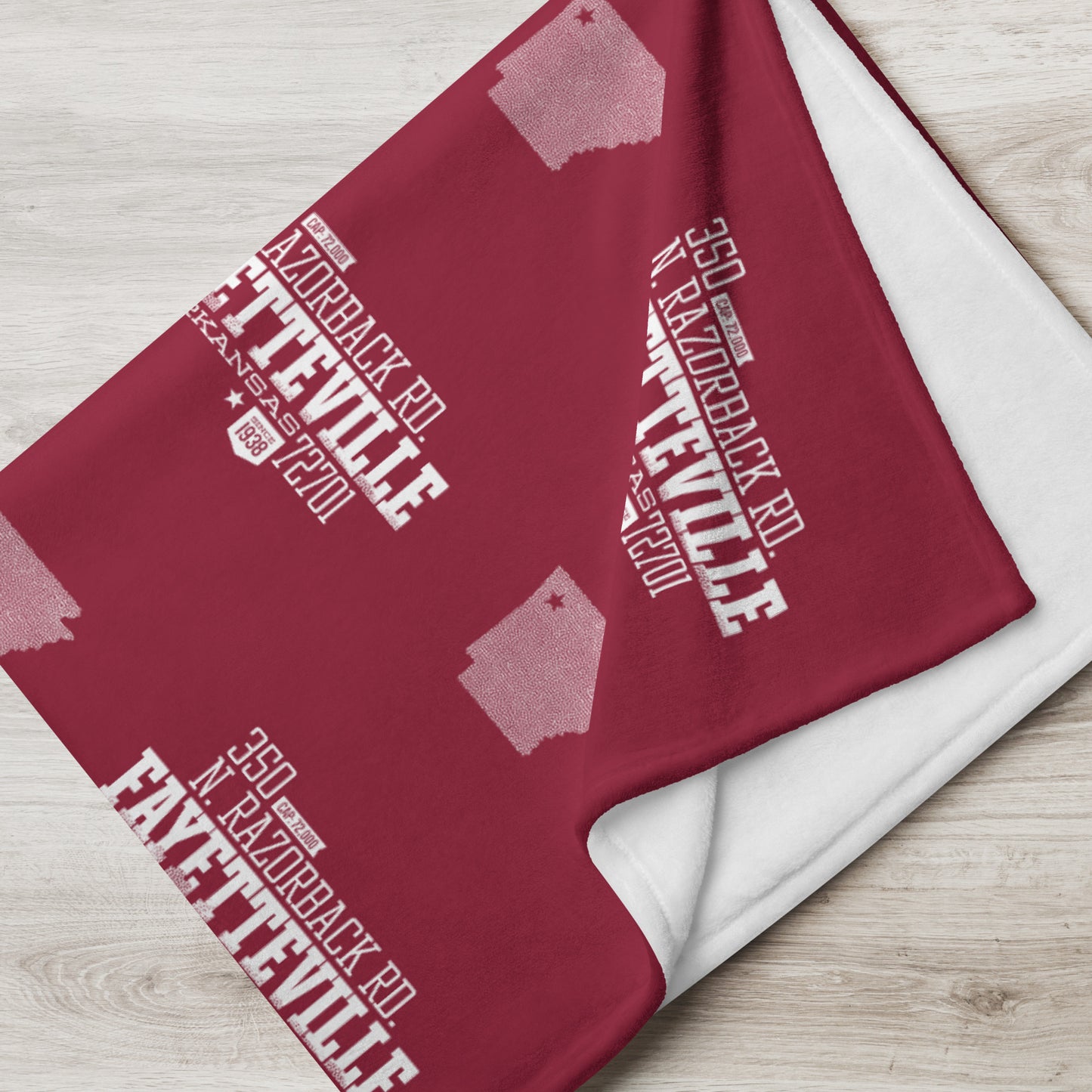 Home Turf: Fayetteville Throw Blanket