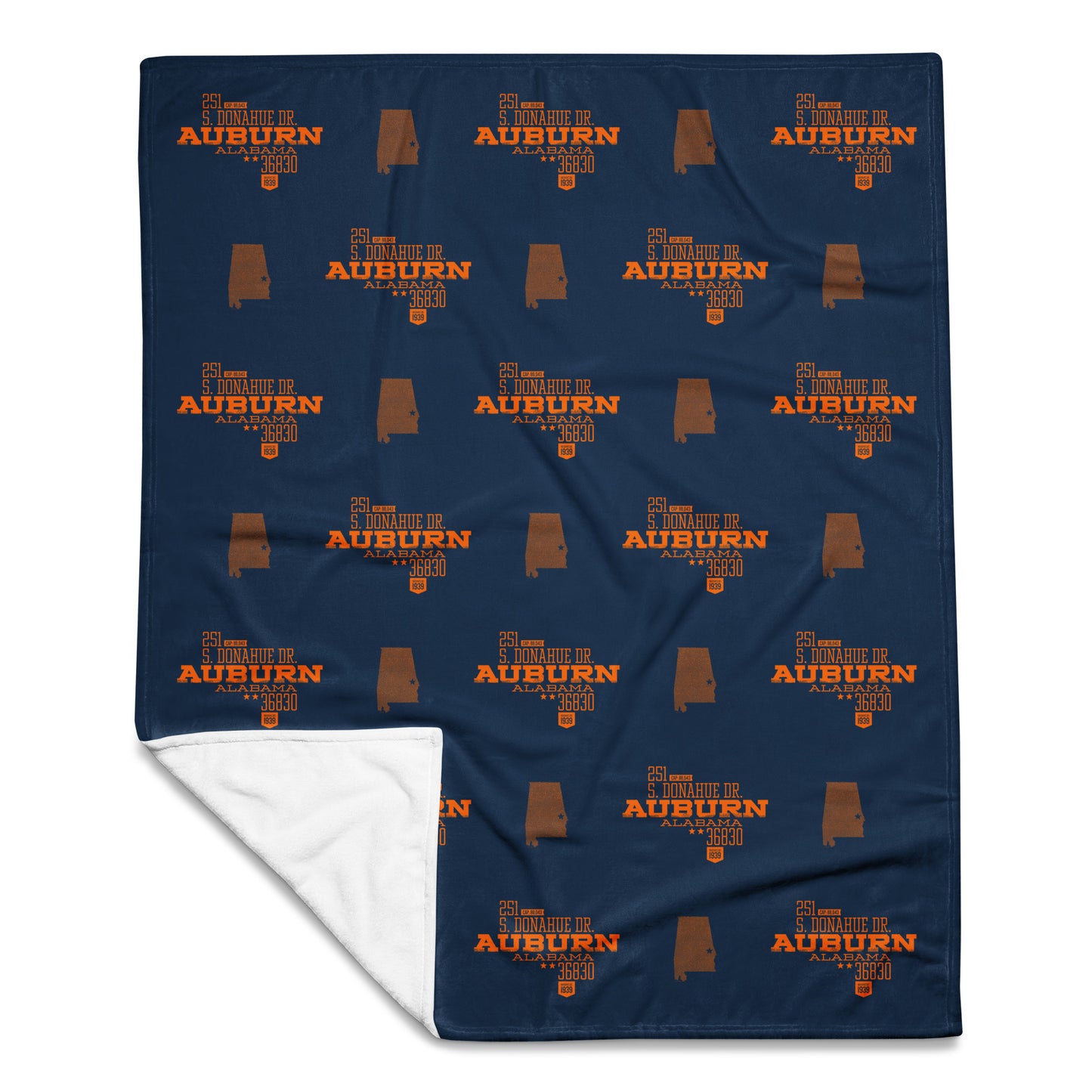 Home Turf: Auburn Throw Blanket