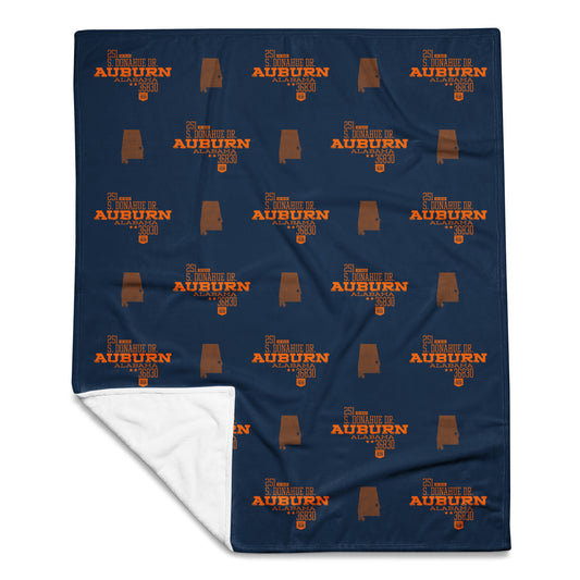 Home Turf: Auburn Throw Blanket