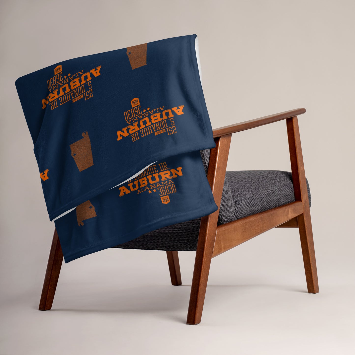 Home Turf: Auburn Throw Blanket