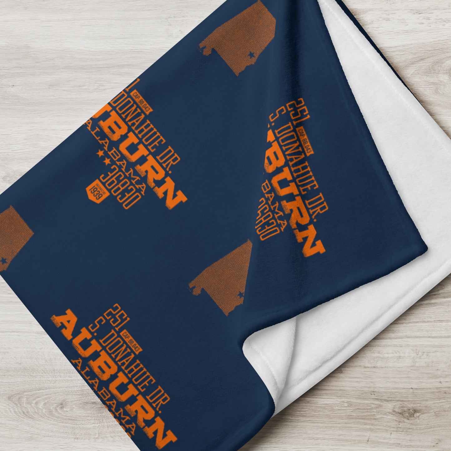 Home Turf: Auburn Throw Blanket