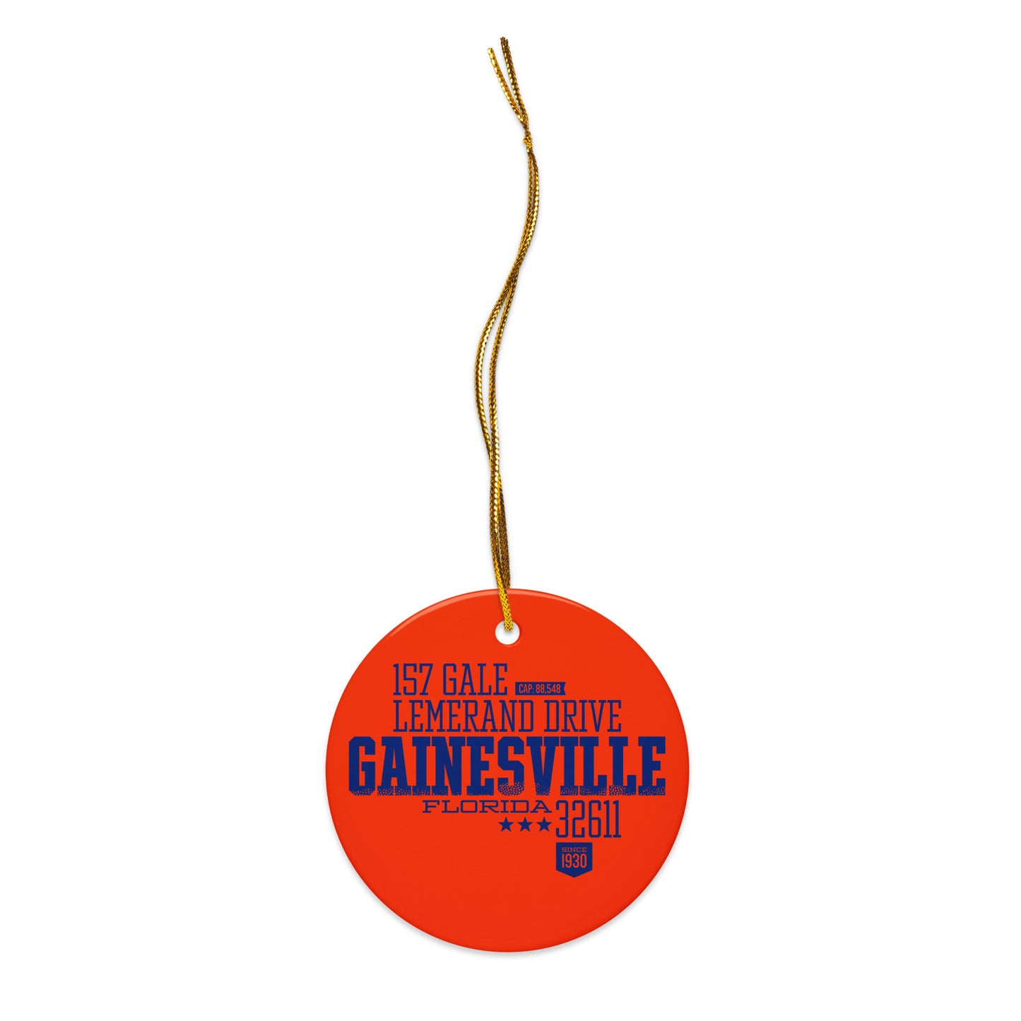 Home Turf: Gainesville Christmas Ornament