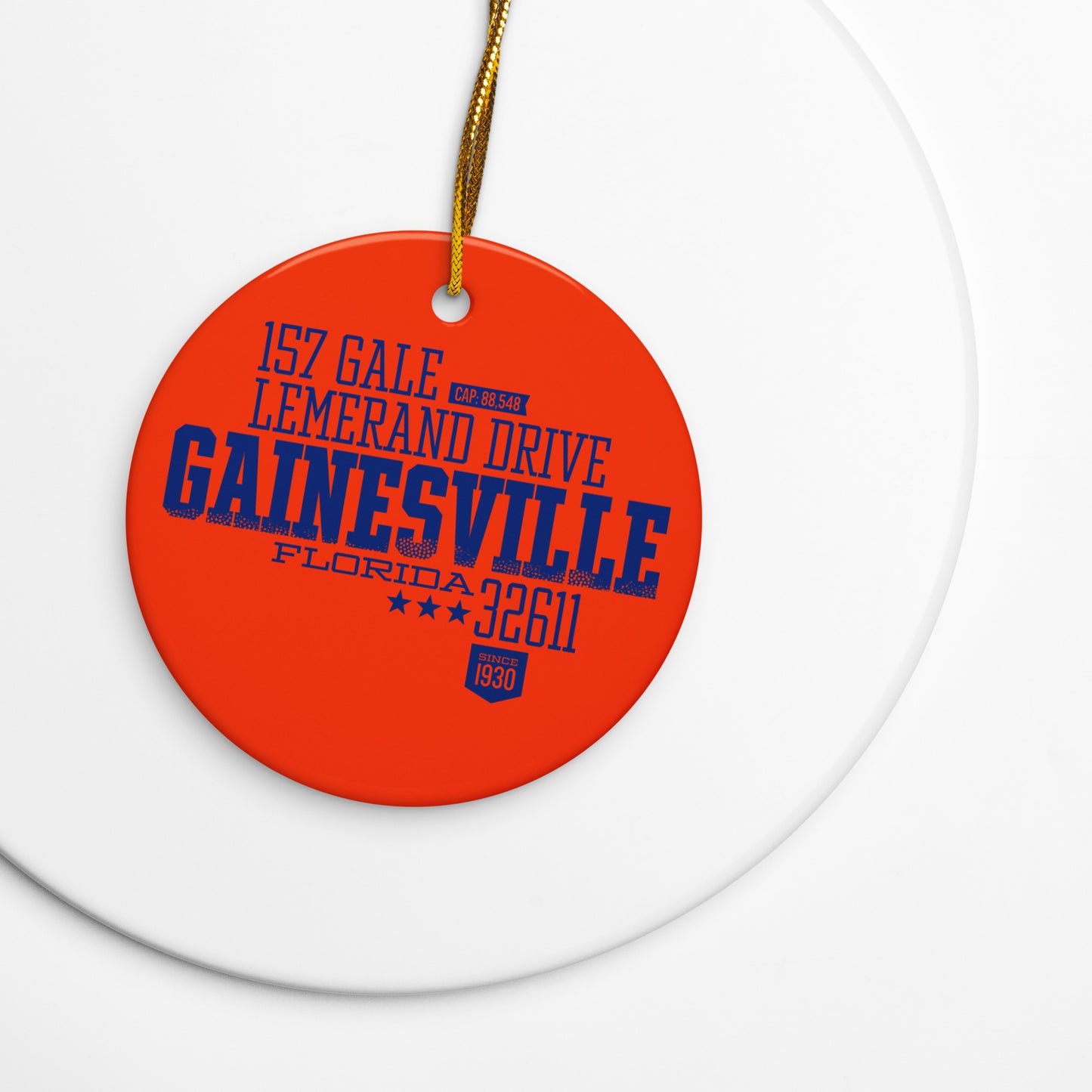 Home Turf: Gainesville Christmas Ornament