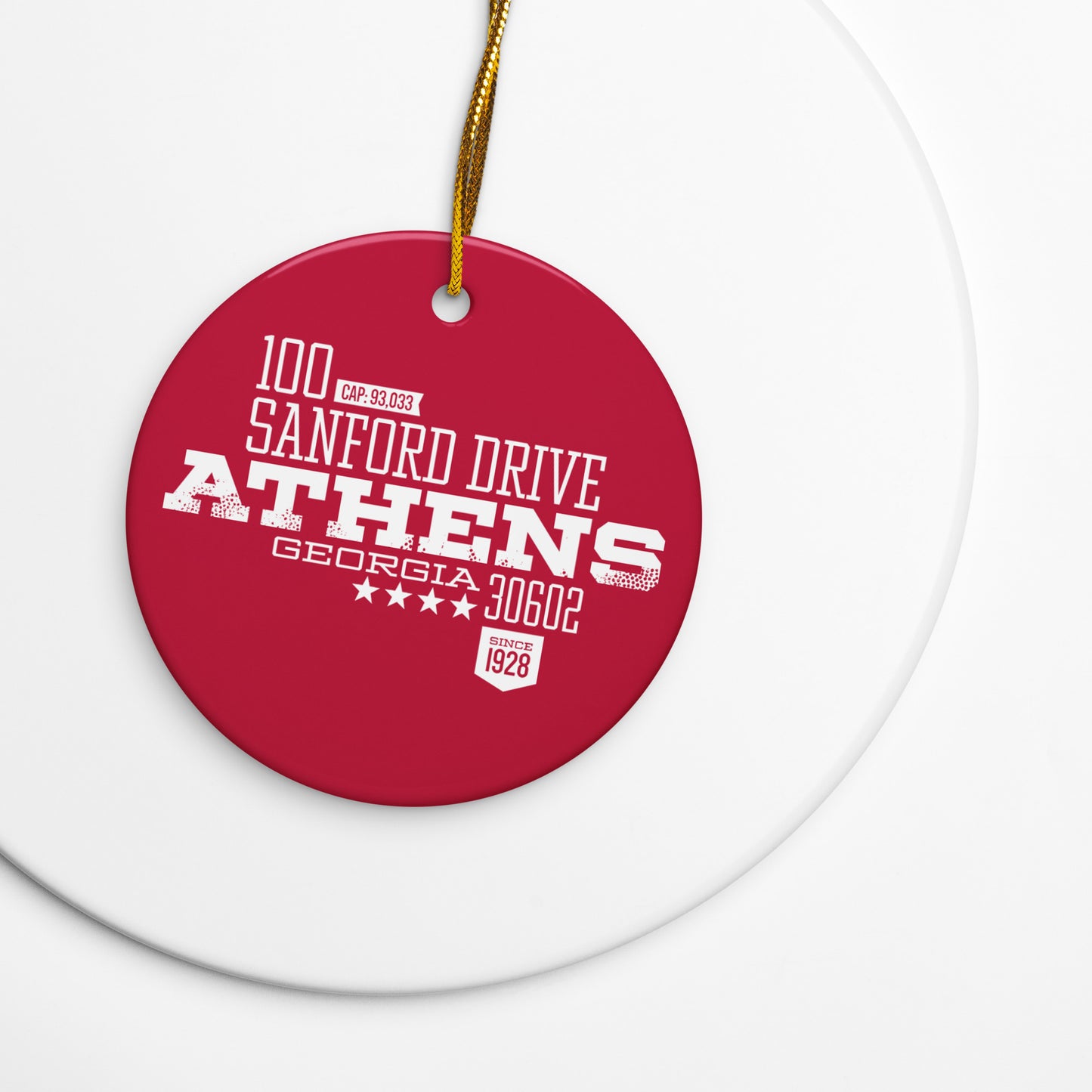 Home Turf: Athens Christmas Ornament