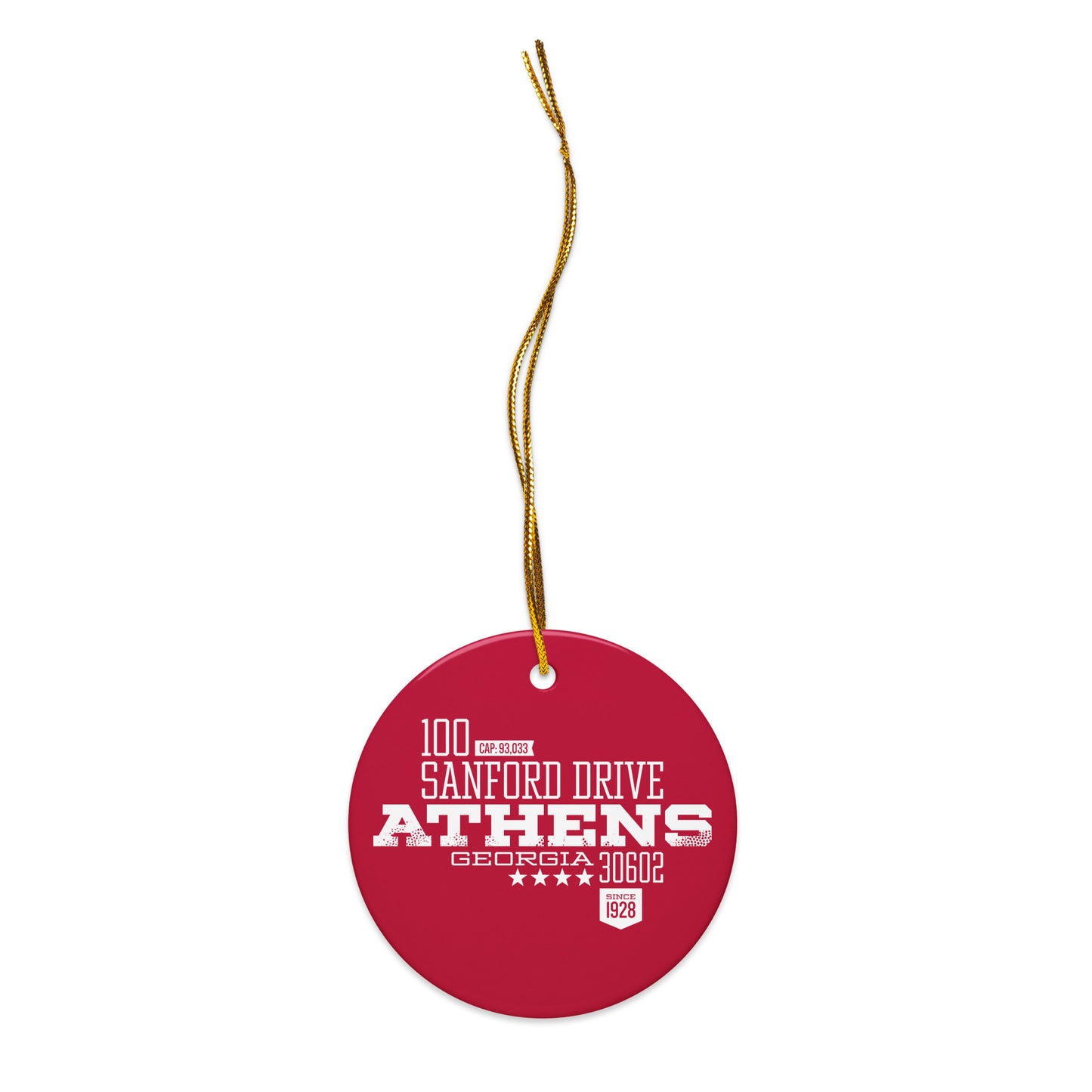 Home Turf: Athens Christmas Ornament