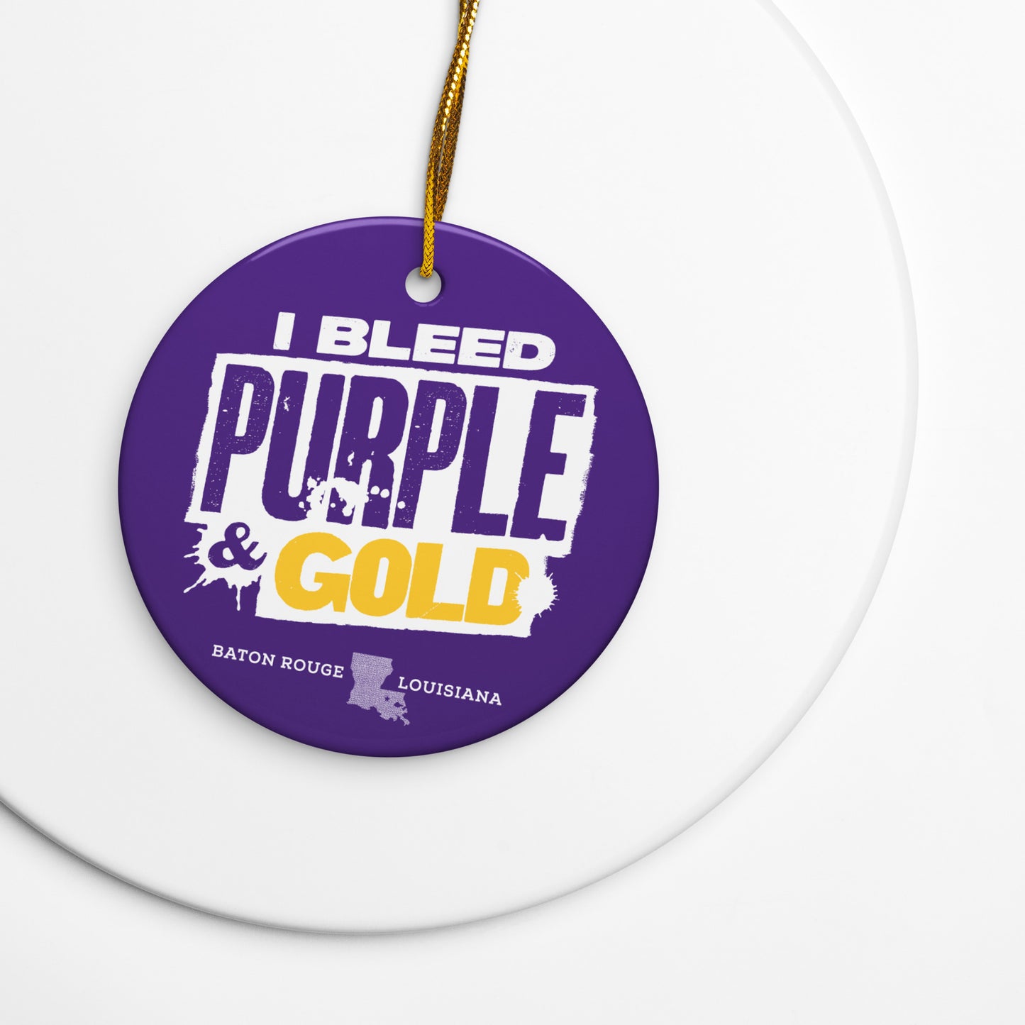 Home Colors: Baton Rouge Christmas Ornament