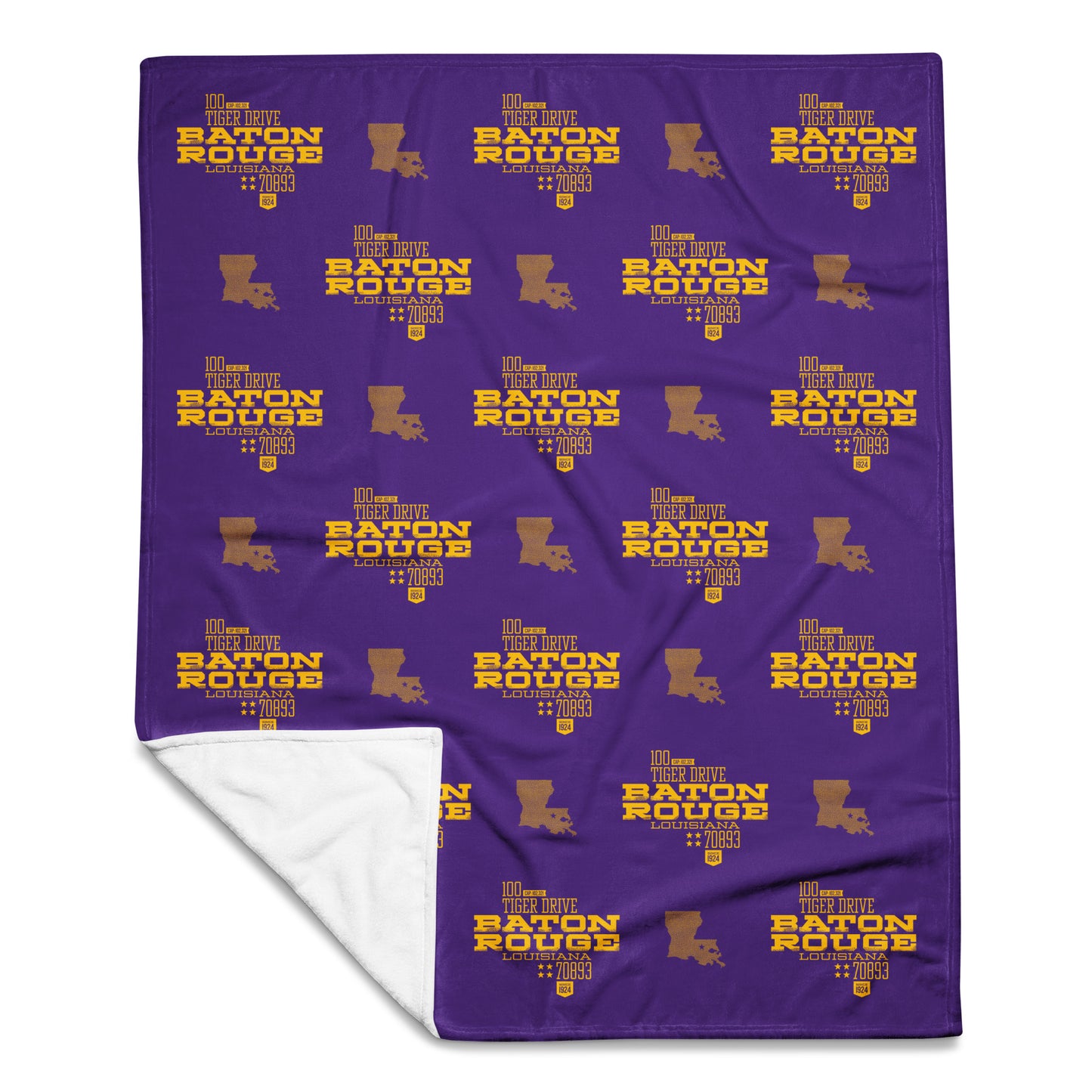 Home Turf: Baton Rouge Throw Blanket