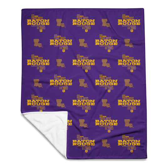 Home Turf: Baton Rouge Throw Blanket