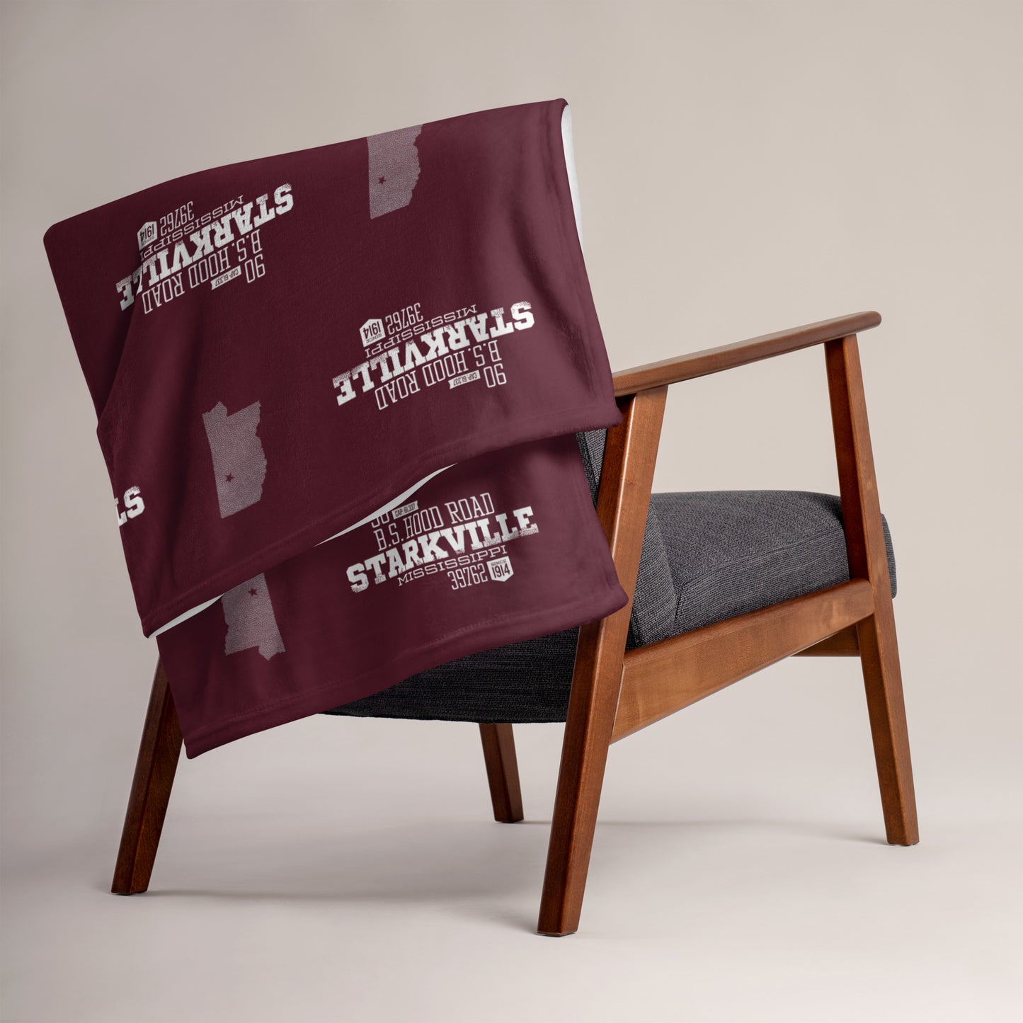 Home Turf: Starkville Throw Blanket