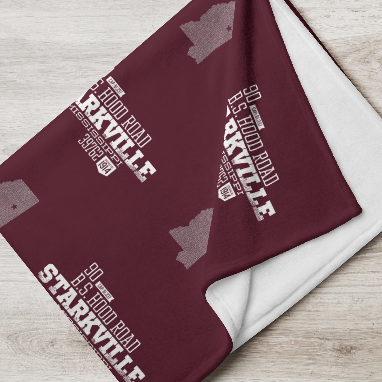 Home Turf: Starkville Throw Blanket