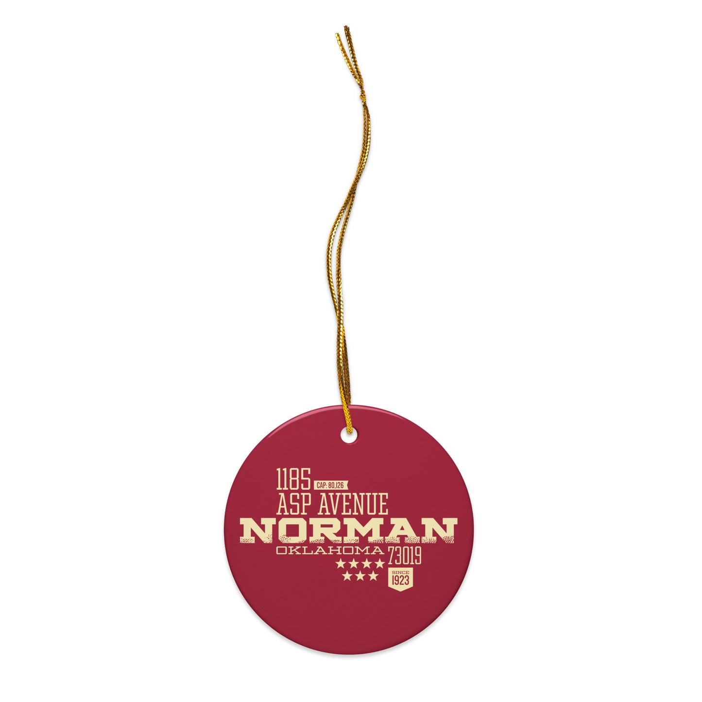 Home Turf: Norman Christmas Ornament