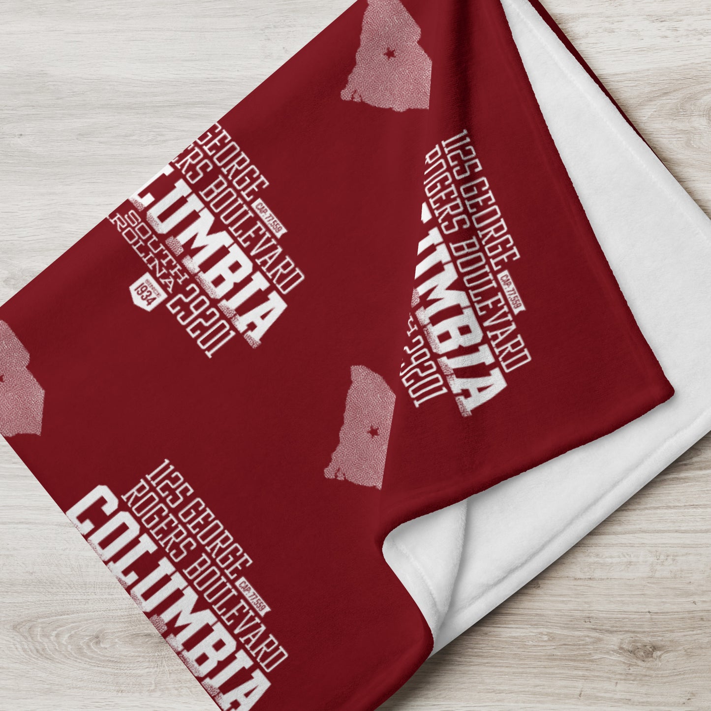 Home Turf: Columbia, SC Throw Blanket
