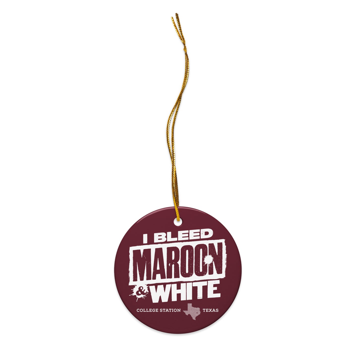 Home Colors: College Station Christmas Ornament
