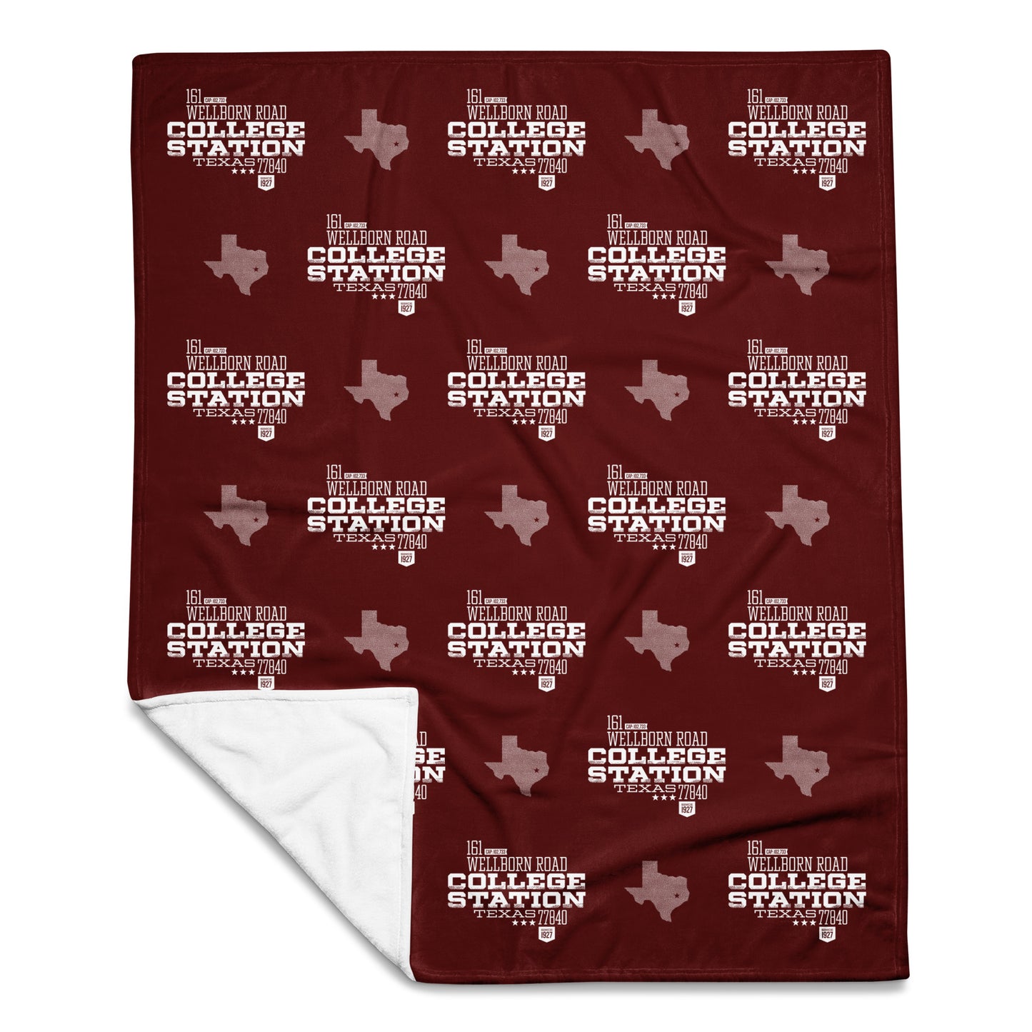 Home Turf: College Station Throw Blanket