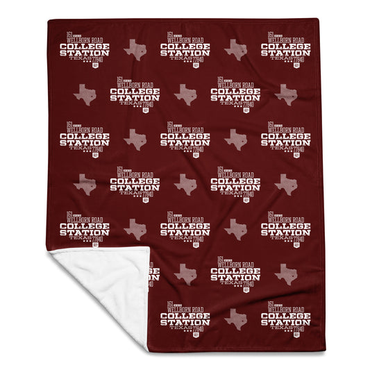 Home Turf: College Station Throw Blanket