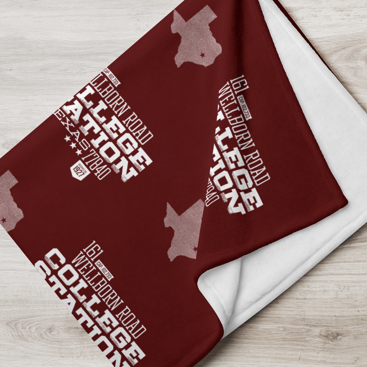 Home Turf: College Station Throw Blanket