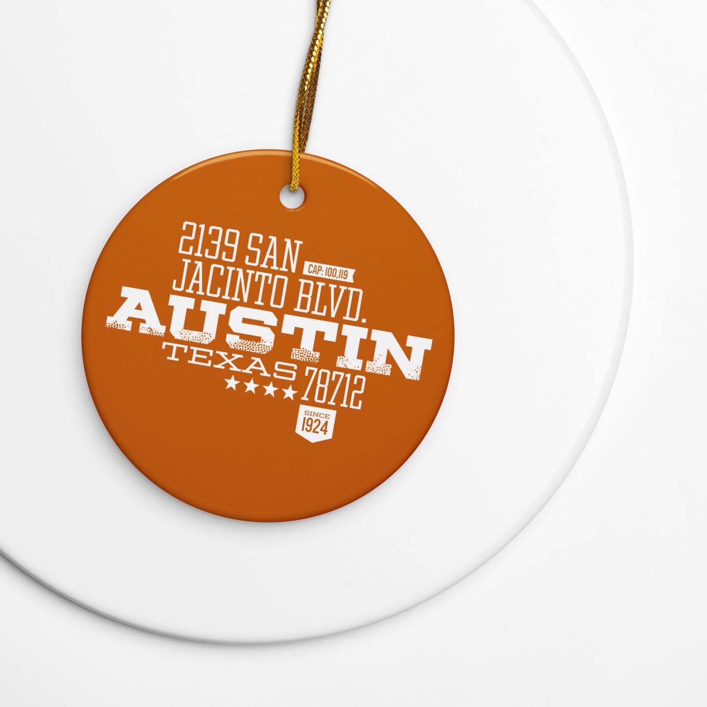 Home Turf: Austin Christmas Ornament