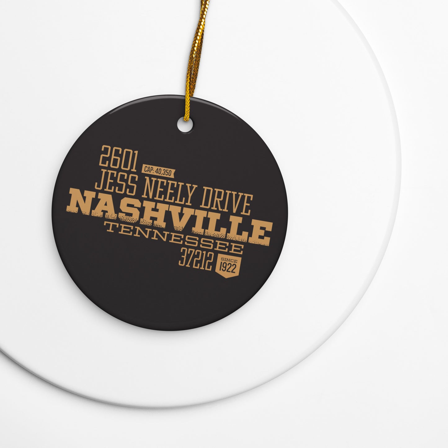 Home Turf: Nashville Christmas Ornament
