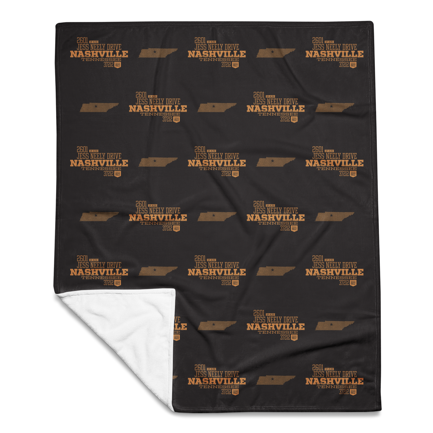 Home Turf: Nashville Throw Blanket