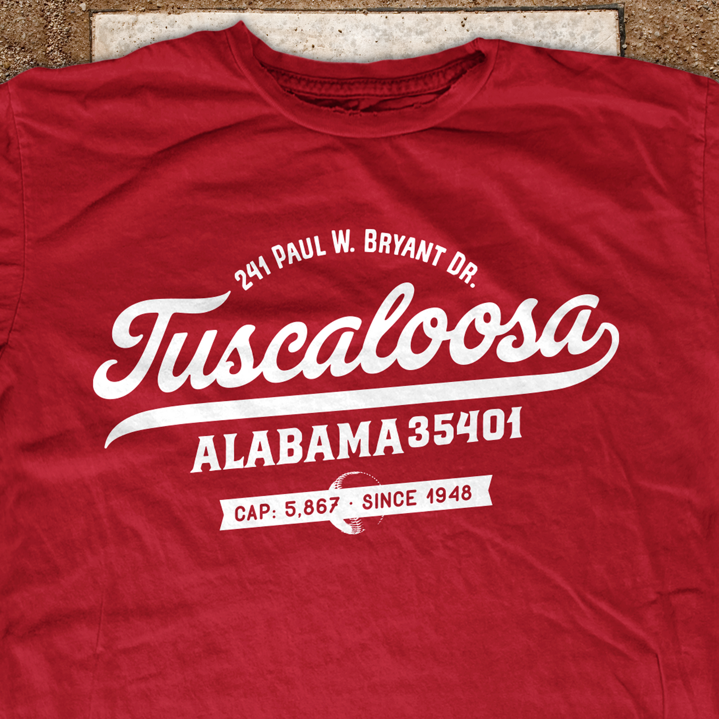 Home Plate: Tuscaloosa t-shirt