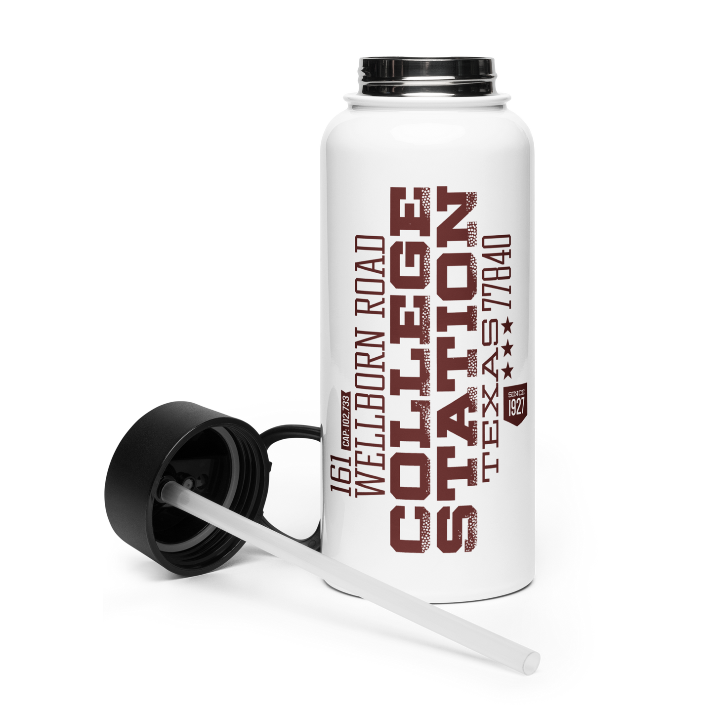 Home Turf: College Station water bottle